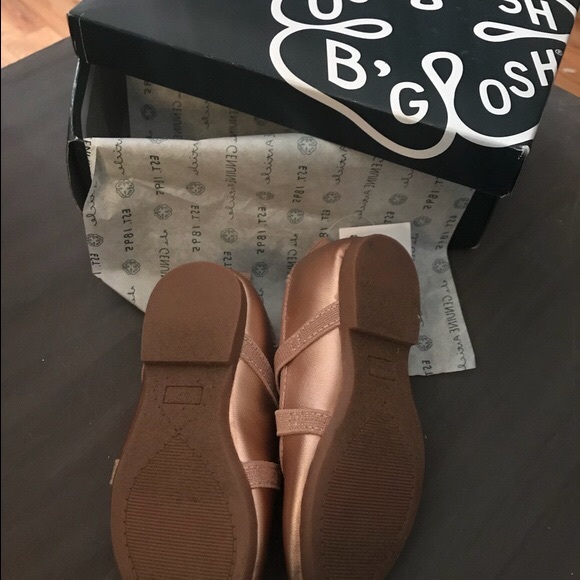 OshKosh B’Gosh rose gold color flats new in box. - Picture 2 of 3